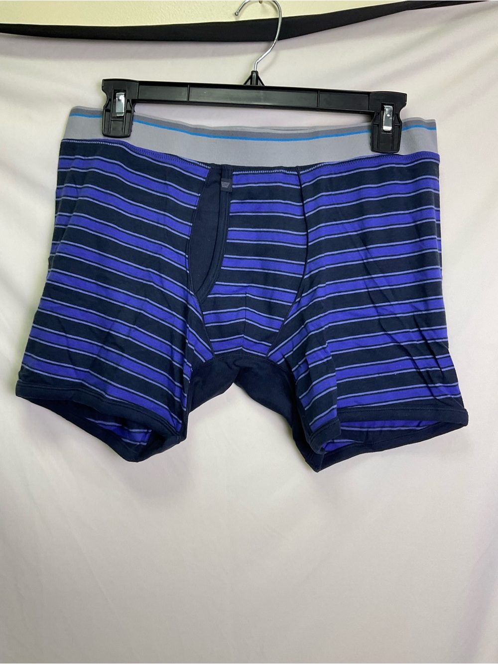 Mack Weldon 18 Hour United Striped Boxer Briefs - Total Eclipse